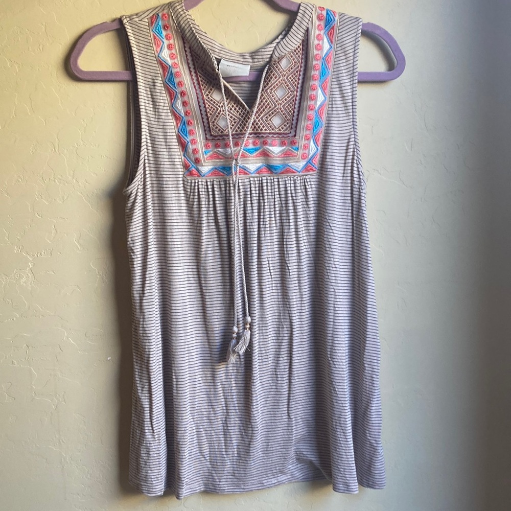 Knox rose small women blouse with tassel